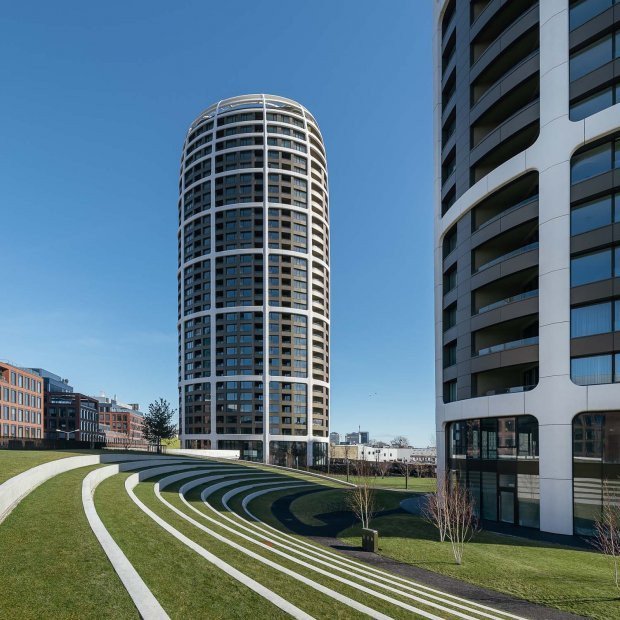 Výškové rezidenční budovy v Bratislavě od studia Zaha Hadid Architects