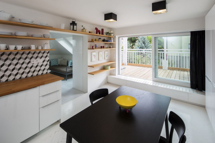 No Architects, Rekonstrukce prvorepublikového bytového domu – foto