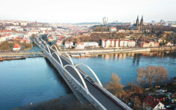 1. místo v soutěži na Vyšehradský most - návrh 2T engineering