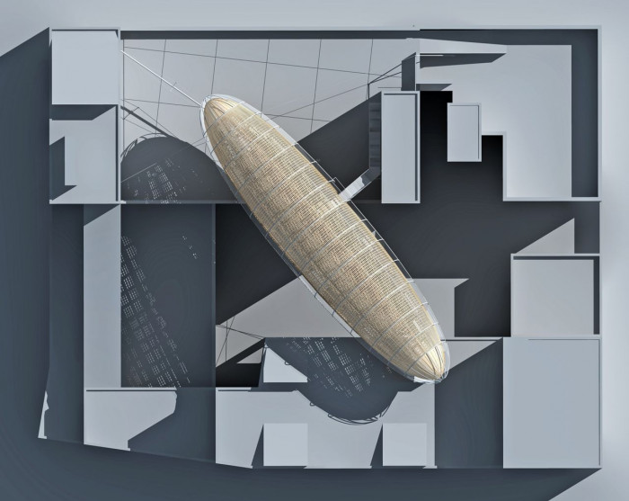 Huť architektury Martin Rajniš, Gulliver, pohled shora – foto