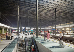 Terminál Smíchov, a69 - architekti, vizualizace