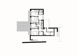 Rodinná vila Vráž, půdorys 2 NP, Olgoj Chorchoj