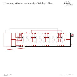 1. PP (Konverze skladu vína na komunitní bydlení; Esch Sintzel Architekten)