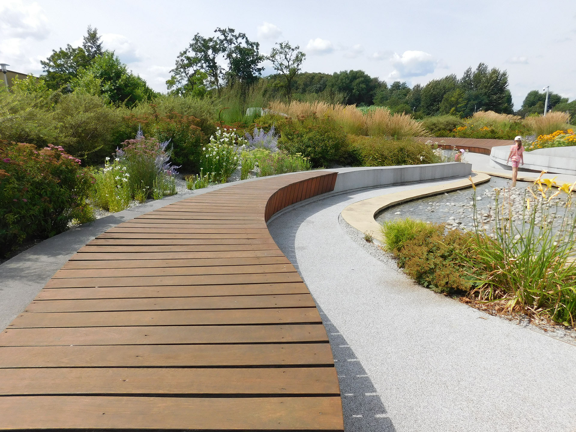 Městský park v centru Jaworzna