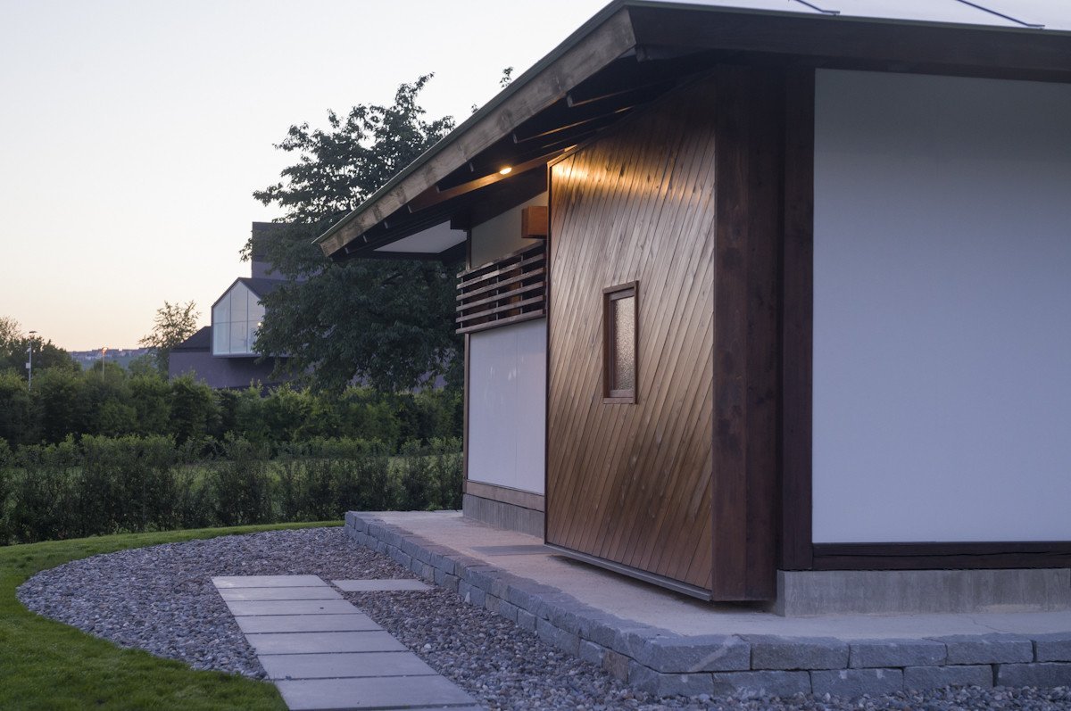 Nová budova kampusu od architekta jménem Kazuo Shinohara