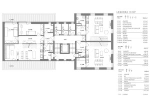 BD Krásnopolská, půdorys 3NP, ATELIER 38