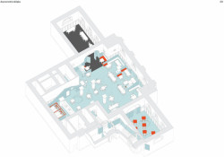 studio RAKETOPLÁN, Radniční sklípek v Liberci - schéma