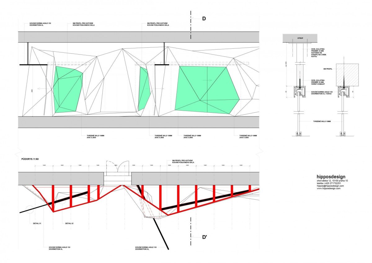 Muzeum horolezectví v Turnově, hipposdesign, výkresy