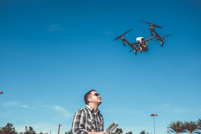 Kontrola střechy před rekonstrukcí za pomoci dronu