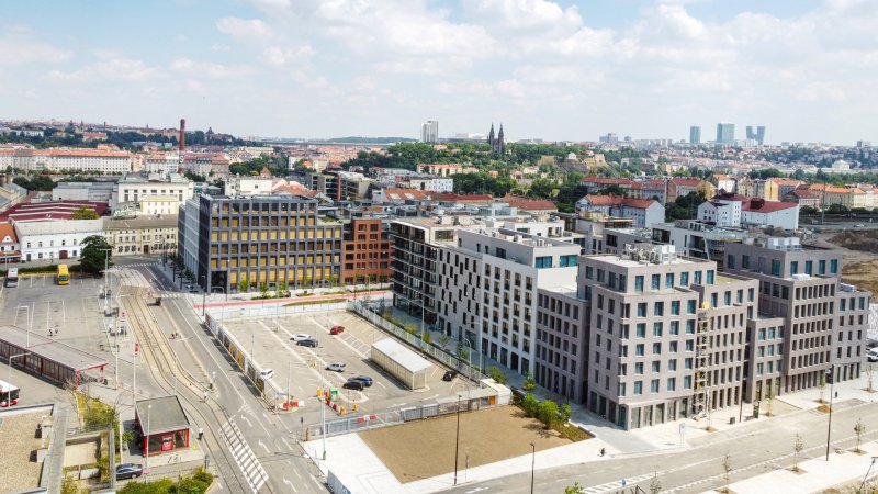 V Praze roste Smíchov City. Součástí tohoto rezidenčního komplexu je i bytový dům od ateliéru Kuba & Pilař.