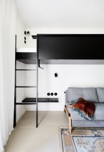 Víkendový apartmán v Jizerských horách navrhla architekta Markéta Bromová