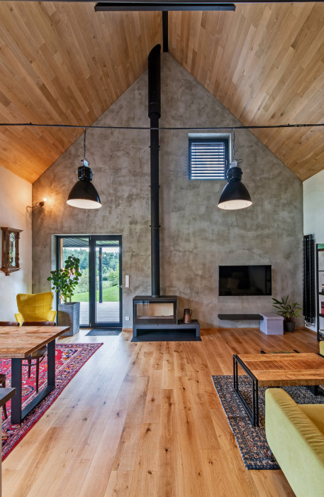 Dům ve svahu ve Chrustenicích od studia Reaktor