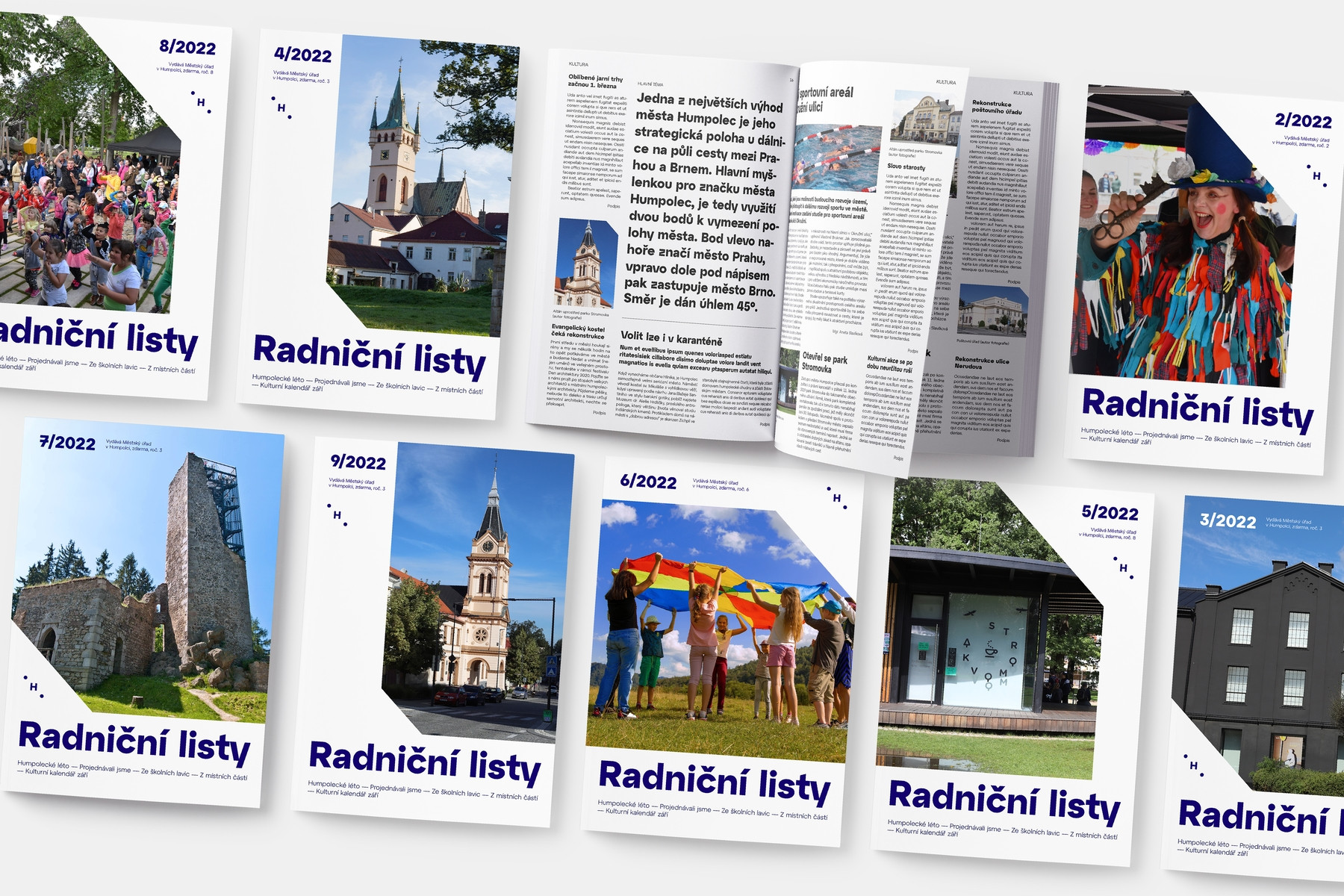 Vizuální identita města Humpolec, Studio Svéráz.