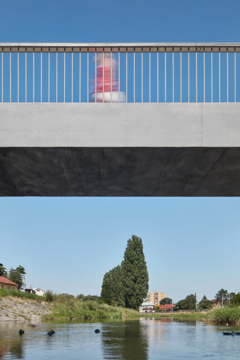 Lávka přes řeku Lubinu v Příboře, Petr Tej, Marek Blank, Jan Mourek