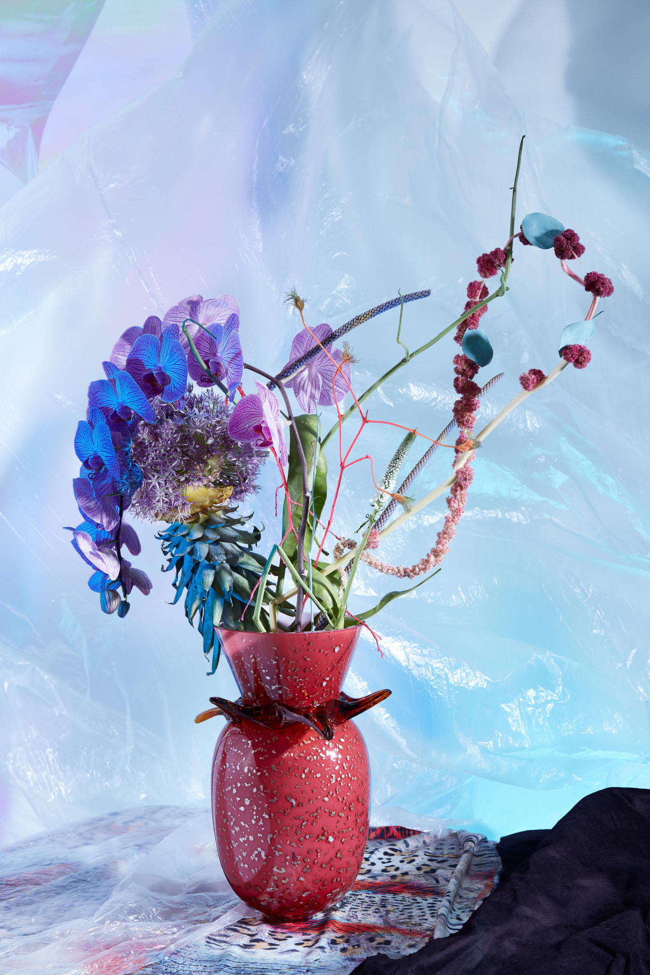 Kolekce váz Underwater od Františka Jungvirta pro sklárnu Ajeto