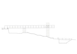 Lávka v Litomyšli od EHL & KOUMAR ARCHITEKTI: Pohled jižní