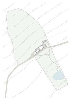 Situace (Zářivý sudetský dům; No Architects)