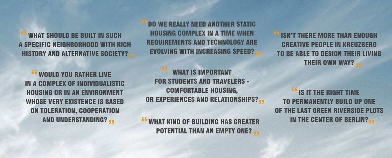 ŠPROM, dočasné bydlení pro turisty a studenty, Berlin University Residences // vítězný projekt ideové soutěže – foto