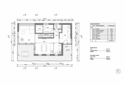 Rodinný dům Veterná Poruba, půdorys 1NP, Prodesi/Domesi