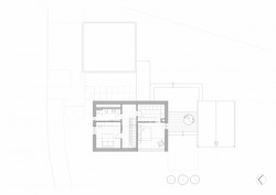 Rodinný dům na Brněnsku, FRIS architekti, půdorys 2 NP