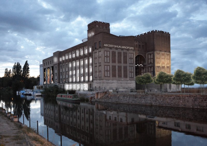Konverze mlýnské budovy na Východočeskou galerii od studia TRANSAT architekti