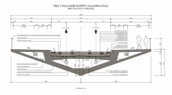 Dvorecký most, příčný řez, Ateliér 6