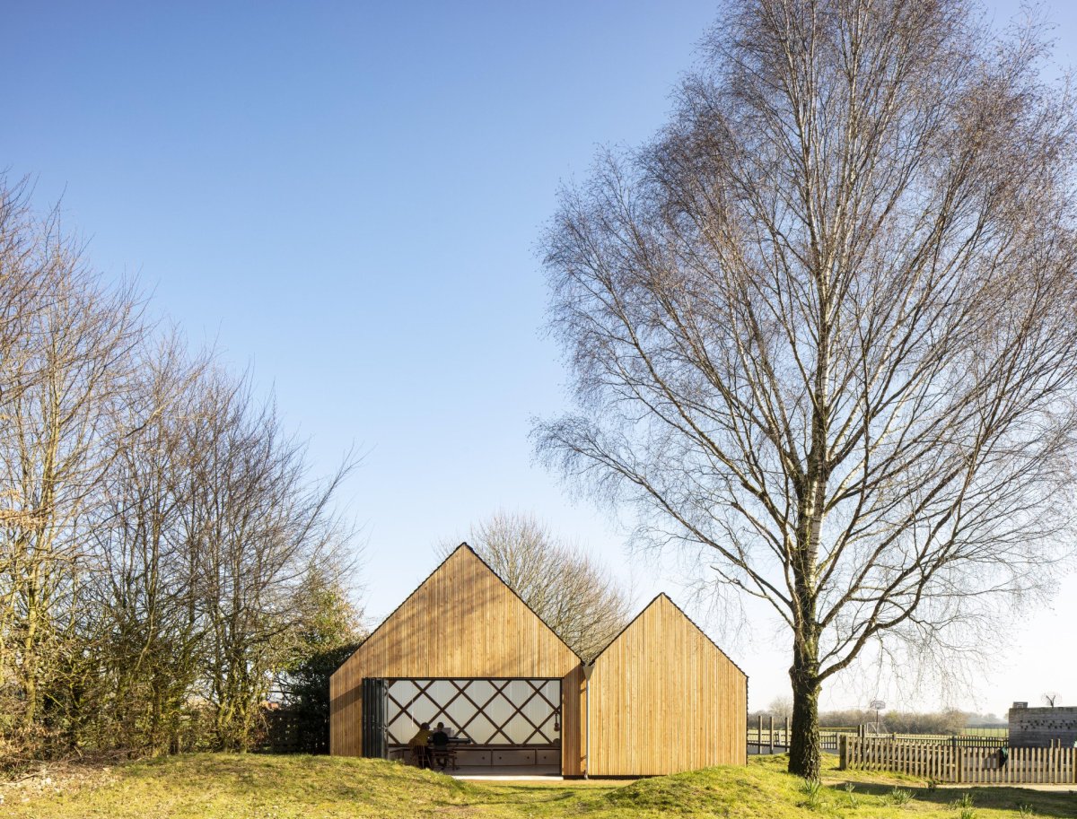 Architekta Clementine Blakemore navrhla hudební pavilon pro britskou základní školu