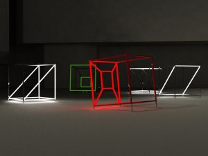 festival světla Signal, ukázka z programu: PRECIOSA – VACEK & SMID – INSTALACE