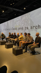 Účastníci debaty Od diplomky k České ceně za architekturu