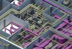 Závod na výrobu pevných a kapalných lékových forem Belgorov – Implementace BIM pro VZT.