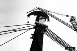 Most Slovenského národního povstání, Jozef Lacko, Ladislav Kušnír, Ivan Slameň, Arpád Tesár, 1968-1973. Foto: Igor Scholtz