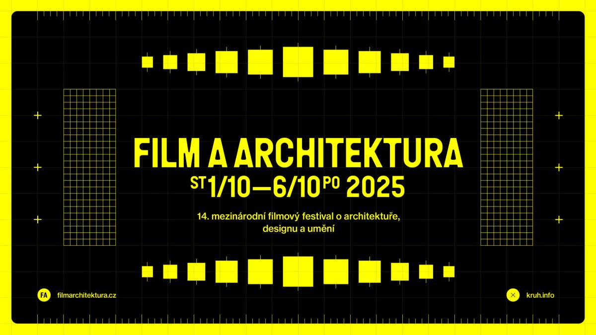 Přijďte na festival Film a architektura, který se uskuteční od středy 1. do pondělí 6. října 2025.