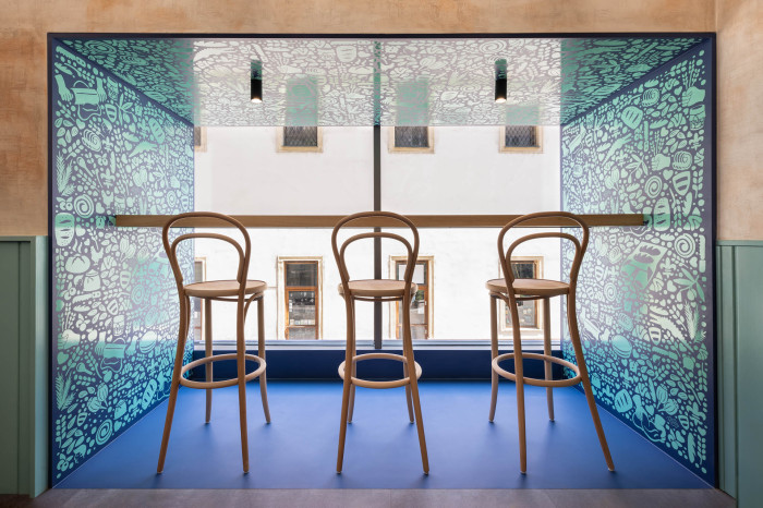 Interiér řemeslné pekárny William Thomas Artisan Bakery v Brně, Atel!er / Kateřina Horych