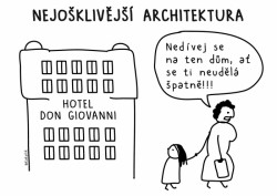 Nejošklivější architektura Prahy, cyklus komentovaných prohlídek