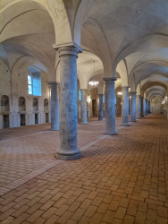 Císařská konírna v Zásmukách. Byla mezi nejohroženějšími památkami, teď je zachárněna.