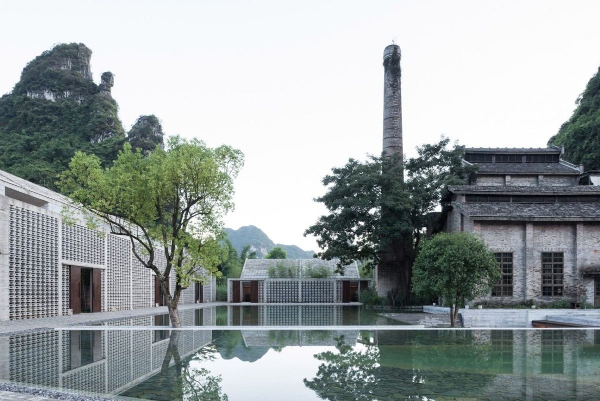 Konverze cukrovaru na hotelový komplex Alila Yangshuo, Vector architects