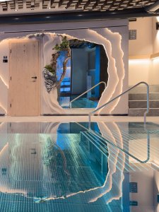 Wellness zóna v hotelu Al Nin v Livignu dokončená v lednu 2026
