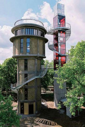 Obr. 4: Rodinné bydlení s ateliérem a rozhlednou Biorama, Joachimsthal, Německo - foto