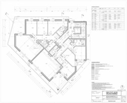 Ing. arch. Milan Hrůza, bytový dům Veleslavínská - půdorys 5.N.P.