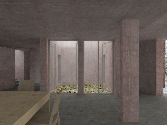 Vítěz 21. ročníku studentské soutěže Ještěd f Kleci, projekt Duševní lázně od Dity Petráňové