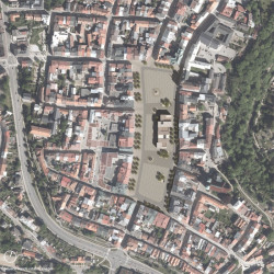 Revitalizace Masarykova náměstí v Jihlavě, situace širších vztahů, MCA atelier, s.r.o.