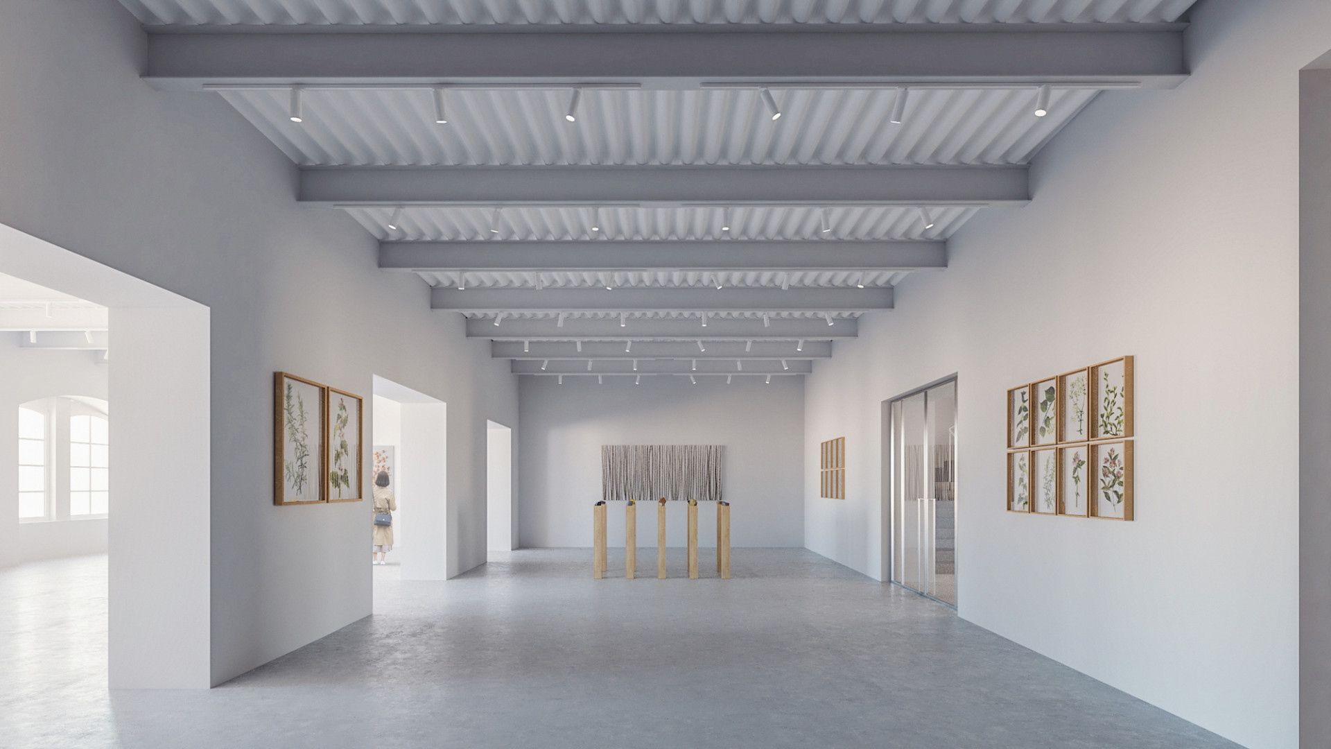 Vítězný návrh Centra současného umění a architektury v Českých Budějovicích od studií AFF Architekten + Malý Chmel. Vizualizace: Ondřej Žvak, Malý Chmel