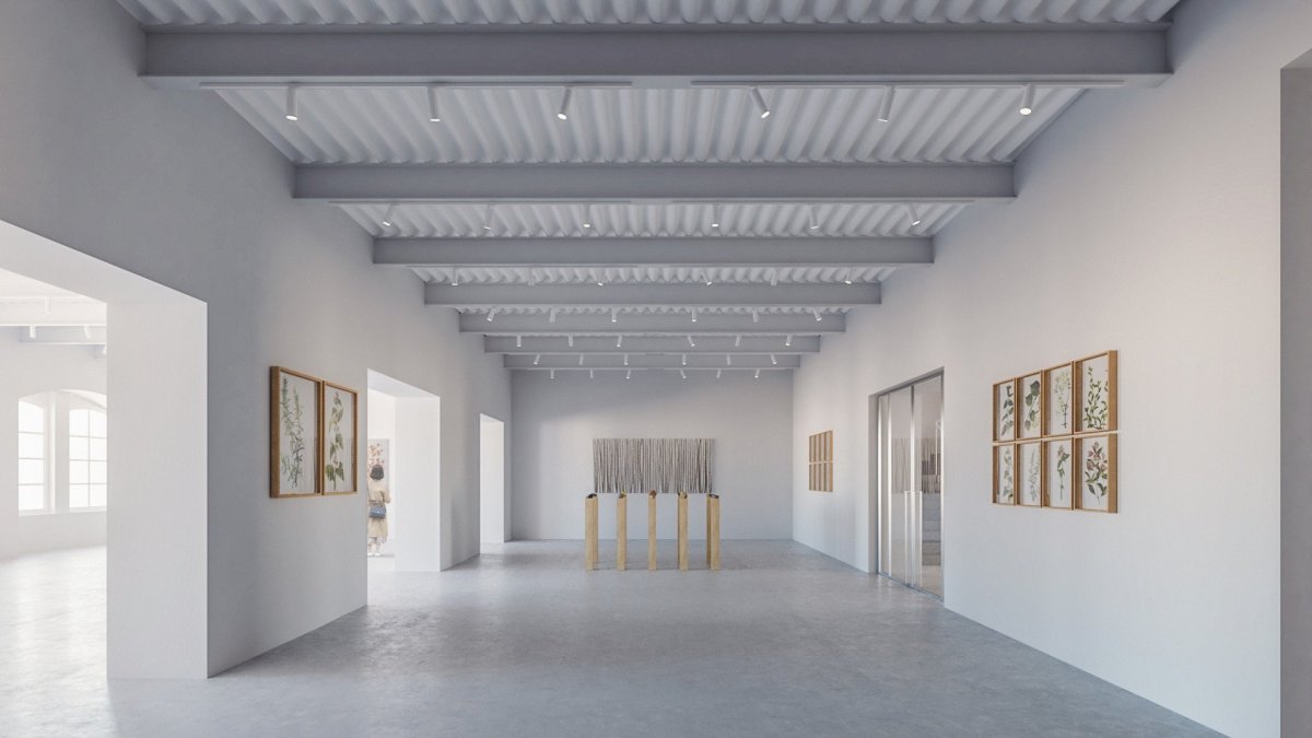 Vítězný návrh Centra současného umění a architektury v Českých Budějovicích od studií AFF Architekten + Malý Chmel. Vizualizace: Ondřej Žvak, Malý Chmel