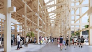 Vizualizace prostorů výstavy EXPO 2025 v japonské Osace