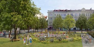 Revitalizace náměstí Jiřího z Poděbrad odstartuje do roku 2023