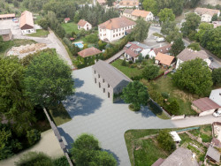 V obci Slapy vyroste nový obecní úřad podle návrhu architektů ze studia Karla Filsaka.