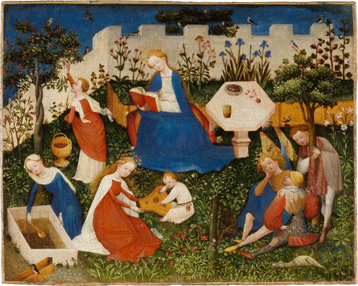 Upper Rhenish Master, The Little Garden of Paradise, c. 1410-1420