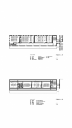 Přístavba Katolického gymnázia v Třebíči, Ateliér Tišnovka, půdorys 2NP a 3NP