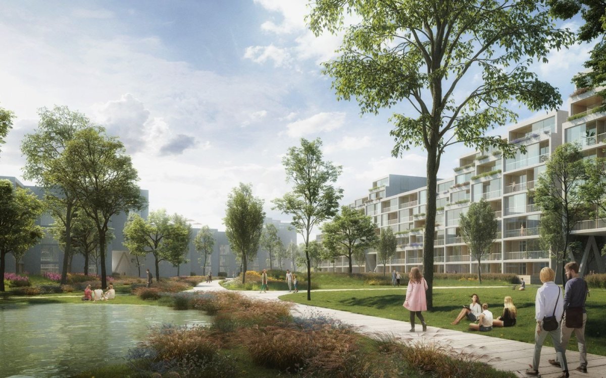Rezidence Nádraží Žižkov, vizualizace, ra15, Benthem Crouwel Architects
