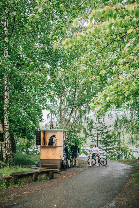 Cyklostezka v původním historickém vodním kanálu mezi Loučovicemi a Vyšší Brodem od A8000
